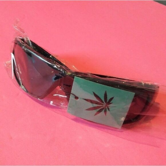 Weed Leaf Logo Shade Sunglasses Marijuana Logo - Picture 2 of 11